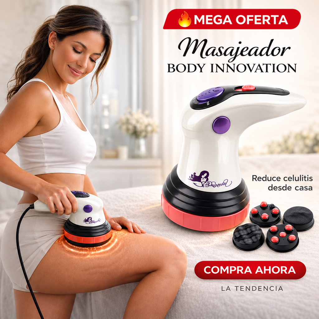 Masajeador Body Innovation - Tonificador y Removedor de Celulitis